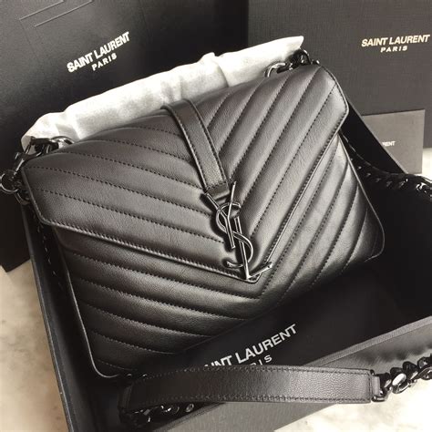 ysl black bag with black hardware